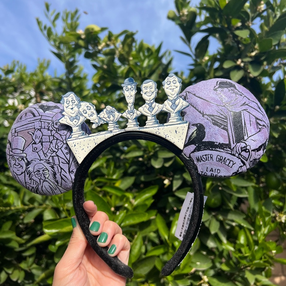 Haunted Mansion Singing Busts Glow Disney Ears